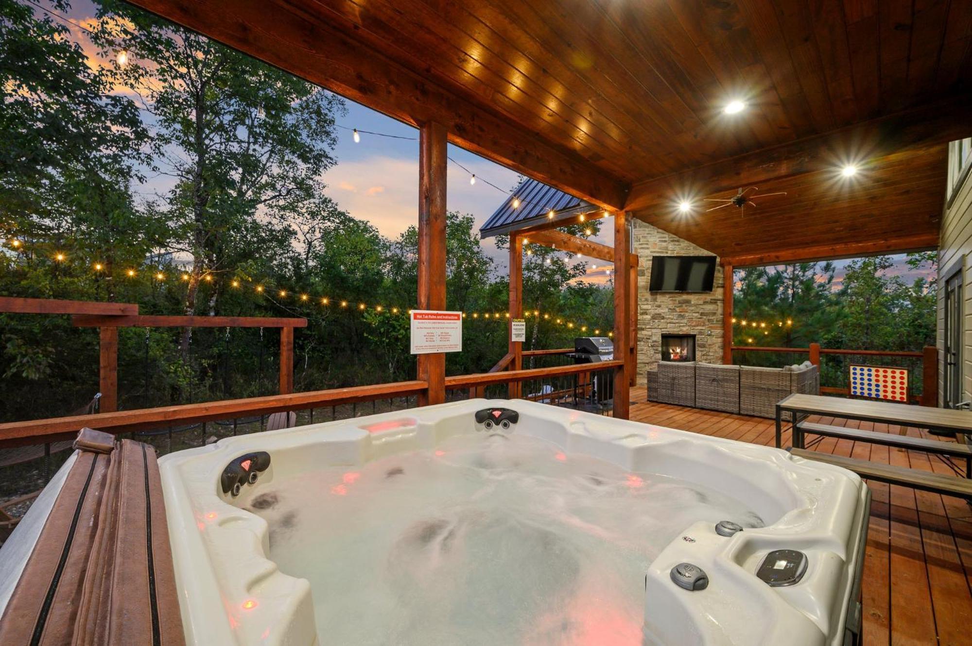 Under The Stars - Secluded, Hot Tub, Firepit, Games Villa Broken Bow Eksteriør bilde